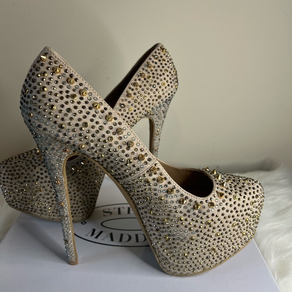 Steve Madden Dipsiee Gold - Picture 1 of 13